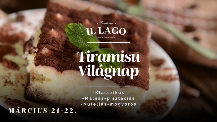 TIRAMISU VILÁGNAP // Trattoria Il Lago