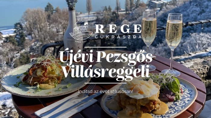 Újévi Pezsgős Villásreggeli // Apátsági Rege Cukrászda
