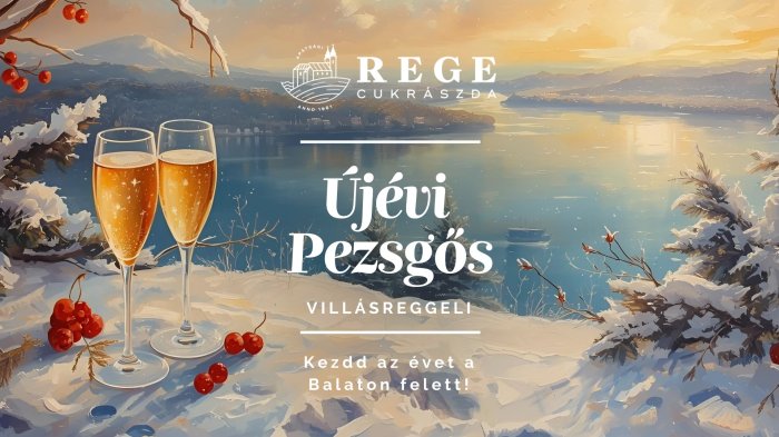 Újévi pezsgős Villásreggeli // Apátsági Rege Cukrászda
